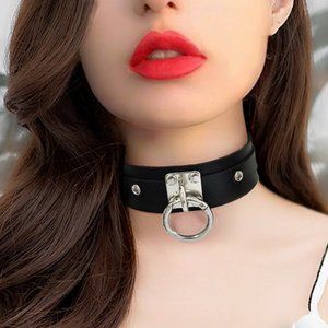 🍒🍒🍒🍒🔥🔥Sexy Punk Faux Leather Choker Necklace
